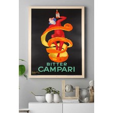 Postermanya Bitter Campari Vintage Kanvas Tablo 21 x 30 cm