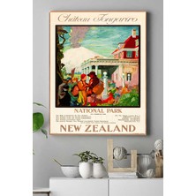 Postermanya Yeni Zelanda Manzara Kanvas Tablo 21 x 30 cm