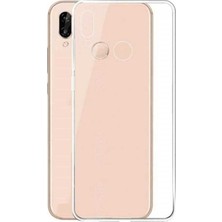 Smcase Samsung Galaxy M10s Kılıf Süper Silikon Arka Koruma+Nano Glass Şeffaf