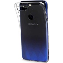 Smcase Oppo A5s Kılıf Süper Silikon Yumuşak Arka Koruma Şeffaf