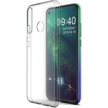 Smcase Huawei Y6P Kılıf Süper Silikon Yumuşak Arka Koruma Şeffaf