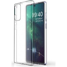 Smcase Samsung Galaxy S20 FE Kılıf Süper Silikon Koruma+Full Kapatan Ekran Şeffaf