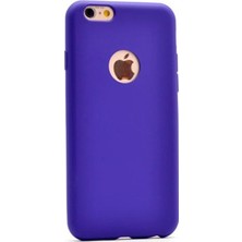 Smcase Apple iPhone 6 6s Kılıf Premier Silikon Esnek Silikon Mor