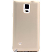 Smcase Samsung Galaxy Note 3 Kılıf Premier Silikon Kılıf+Nano Glass Koruyucu Gold