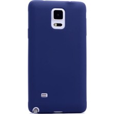 Smcase Samsung Galaxy Note 3 Kılıf Premier Silikon Kılıf+Nano Glass Koruyucu Lacivert