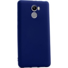 Smcase Xiaomi Redmi 4 Kılıf Premier Silikon Kılıf Lacivert