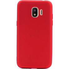 Smcase Samsung Galaxy J2 Pro 2018 Kılıf Premier Silikon Kırmızı