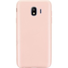 Smcase Samsung Galaxy J4 Kılıf Premier Silikon İpeksi Dokunuş Bronz
