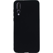 Smcase Xiaomi Mi 9 SE Kılıf Premier Silikon Esnek Arka Koruma+Nano Glass Siyah