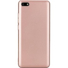 Smcase Huawei Honor 7s Kılıf Premier Silikon Esnek Arka Koruma Bronz