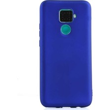 Smcase Huawei Mate 30 Lite Kılıf Premier Silikon Esnek Arka Koruma Mavi