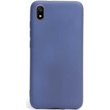 Smcase Xiaomi Redmi 7A Kılıf Premier Silikon Esnek Arka Koruma Lacivert