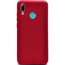 Smcase Huawei Honor 10 Lite Kılıf Premier Silikon Esnek Arka Koruma Kırmızı