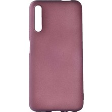 Smcase Huawei Y6S 2019 Kılıf Premier Silikon Esnek Koruma Mürdüm