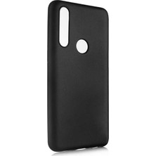 Smcase Oppo A31 Kılıf Premier Silikon Esnek Koruma+Nano Glass Siyah