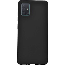 Smcase Samsung Galaxy A31 Kılıf Premier Silikon Esnek Koruma Siyah