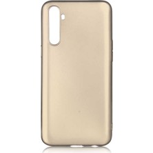 Smcase Realme 6 PRO Kılıf Premier Silikon Koruma+Nano Glass Gold
