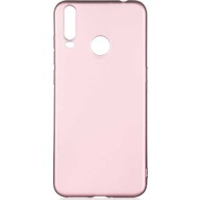 Smcase General Mobile GM 10 Kılıf Premier Mat Silikon Esnek Koruma+Nano Glass Bronz