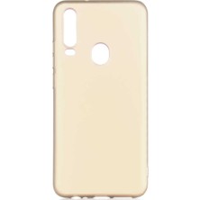 Smcase General Mobile Gm20 Pro Kılıf Premier Silikon Koruma+Nano Glass Gold