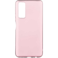 Smcase Huawei P Smart 2021 Kılıf Premier Silikon Mat Koruma Bronz