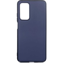 Smcase Xiaomi Mi 10T Kılıf Premier Silikon Mat Koruma Lacivert