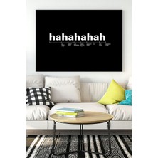 Postermanya Kahkaha Ölçer Eğlenceli Mizahi Kanvas Tablo 21 x 30 cm