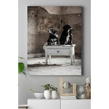 Postermanya Köpek Hayvan Kanvas Tablo 21 x 30 cm