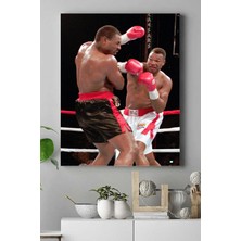 Postermanya Larry Holmes Dövüş Kanvas Tablo 3 21 x 30 cm