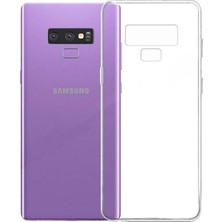 Smcase Samsung Galaxy Note 9 Kılıf Süper Silikon İnce Arka Kapak Şeffaf