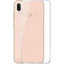 Smcase Samsung Galaxy M20 Kılıf Süper Silikon İnce Arka Kapak+Nano Glass Şeffaf