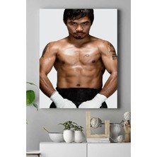 Postermanya Manny Pacquiao Dövüş Kanvas Tablo 2 21 x 30 cm