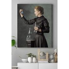Postermanya Marie Curie Bilimsel Kanvas Tablo 2 21 x 30 cm