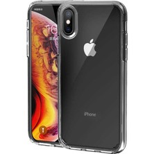 Smcase Apple iPhone Xs Max Kılıf Coss Sert Kapak Şeffaf