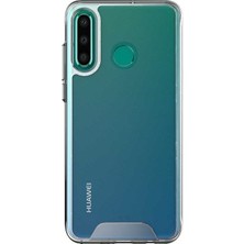Smcase Huawei P40 Lite E Kılıf Gard Nitro Sert Silikon Şeffaf