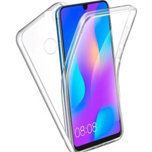 Smcase Samsung Galaxy A30 Kılıf Ön Arka Silikon Koruma Şeffaf