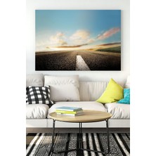 Postermanya Uzun Yol Motivasyon Kanvas Tablo 21 x 30 cm