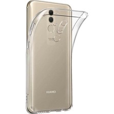 Smcase Huawei Mate 20 Lite Kılıf Kamara Korumalı Silikon Şeffaf