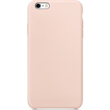 Smcase Apple iPhone 6s Plus Kılıf Lansman Görünüm Silinebilir Silikon  Açık Pembe