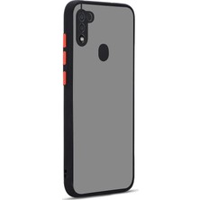 Smcase Samsung Galaxy M11 Kılıf Hux Kamera Korumalı Silikon Siyah