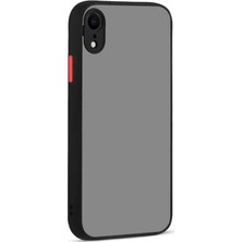 Smcase Apple iPhone Xr Kılıf Hux Kamera Korumalı Silikon Siyah