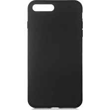 Smcase Apple iPhone 7 PLUS Kılıf LSR Lansman Görünüm İçi Süet Silikon Siyah