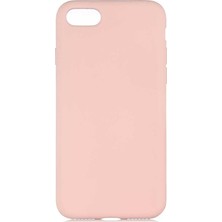 Smcase Apple iPhone SE 2020 Kılıf LSR Lansman Görünüm İçi Süet Silikon Bronz