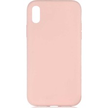Smcase Apple iPhone X XS Kılıf LSR Lansman Görünüm İçi Süet Silikon Bronz