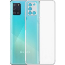 Smcase Samsung Galaxy A31 Kılıf Kamera Korumalı Silikon Şeffaf