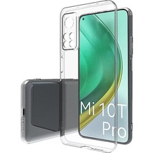 Smcase Xiaomi Mİ 10T Kılıf Kamera Korumalı Silikon Şeffaf