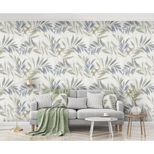 Özel Duvarlar Tropikal Yapraklar Duvar Kağıdı