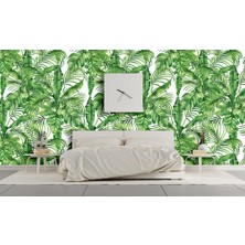 Özel Duvarlar Tropikal Yapraklar Duvar Kağıtları