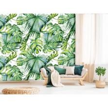 Özel Duvarlar Tropikal Yapraklar Duvar Kağıdı