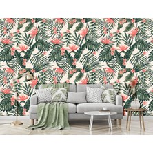 Özel Duvarlar Tropikal Yapraklar Duvar Kağıdı