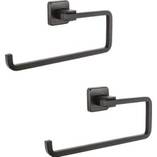 Ahlez Kare Mat Siyah Kağıt Havluluk 2 Adet